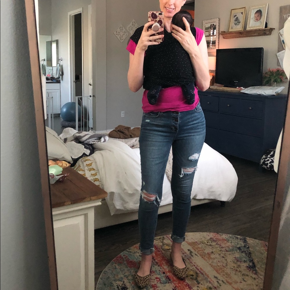 Old Navy super skinny high rise jeans